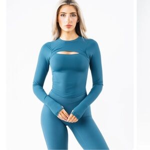 NWT Alphalete Peekaboo LS